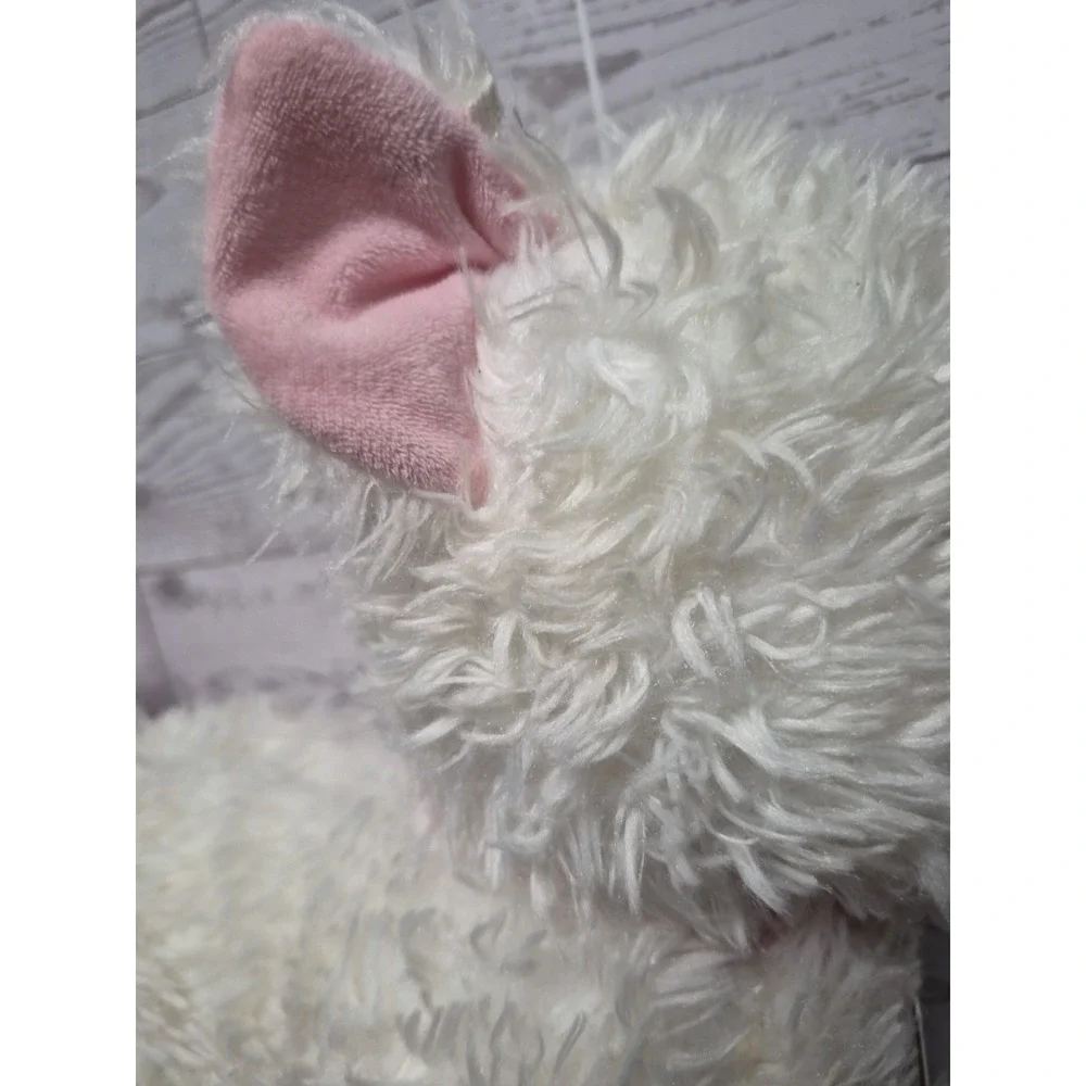Build a Bear White Westie Plush Dog Dressed